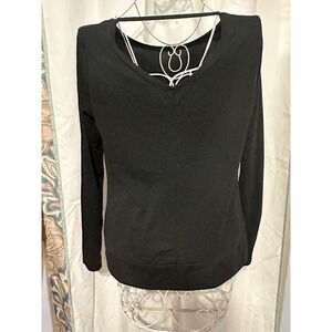 Nice Jillian Michaels Impact black Workout Performance Shirt Long Sleeve back ou